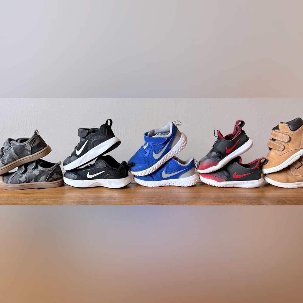 ❌❌❌SOLD❌❌❌nike, timberland, cat & jack | toddler shoes HUGE bundle ✨FIVE PAIRS✨